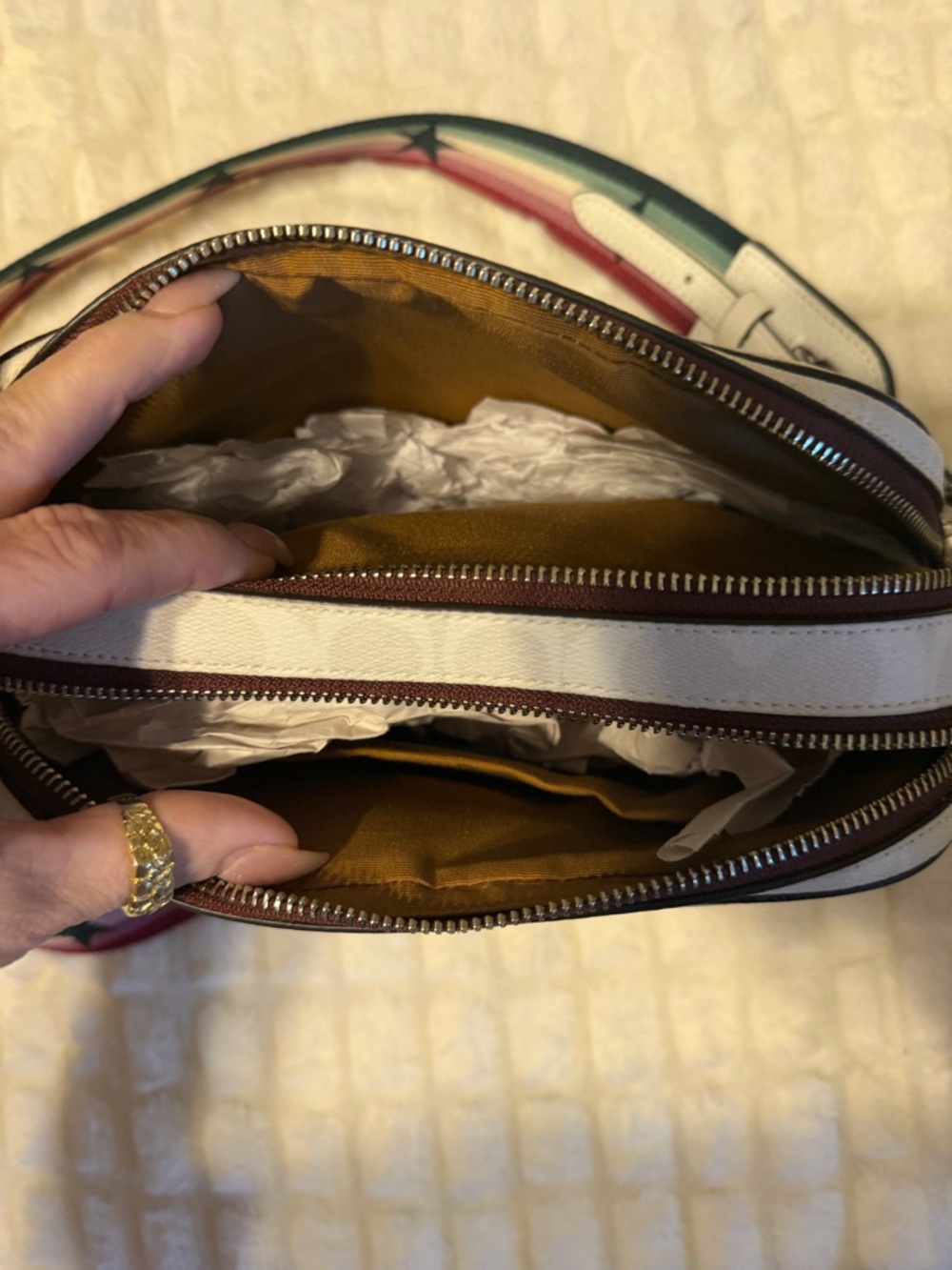 Coach X Marvel Jes Crossbody In Signature Canvas With Patches - Picture 12 of 12